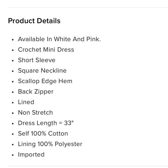 Fashion Nova 💞 No Way Crochet Short Sleeve Dress in Pink - Picture 5 of 8